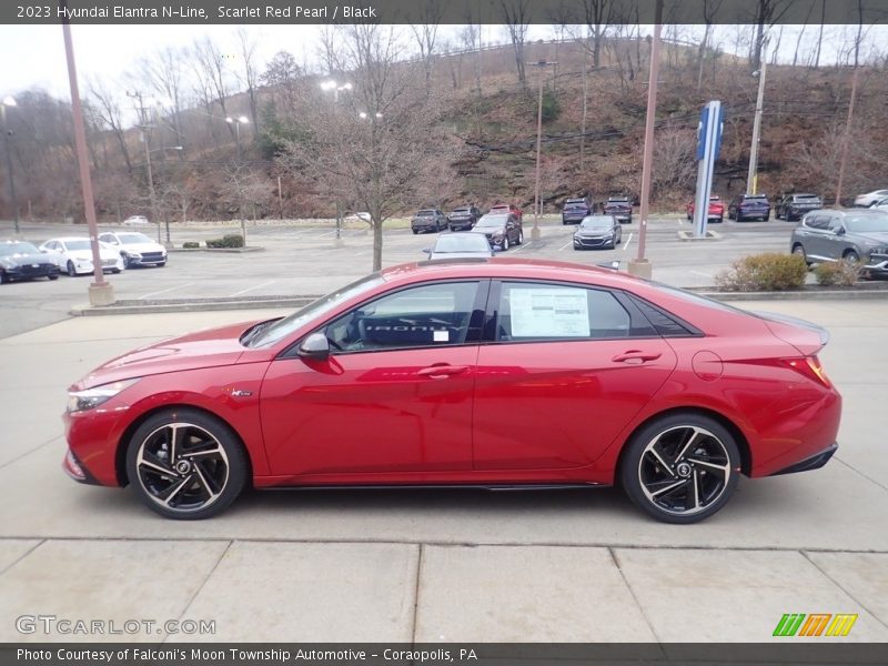  2023 Elantra N-Line Scarlet Red Pearl