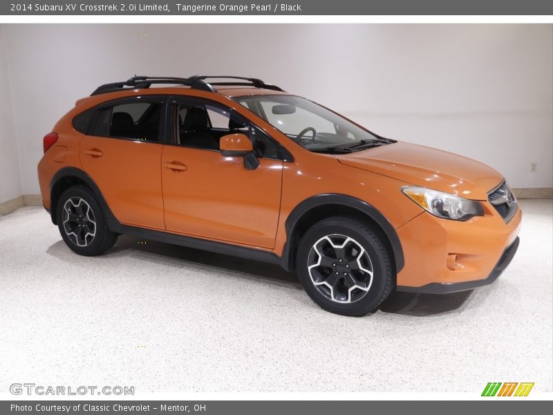 Tangerine Orange Pearl / Black 2014 Subaru XV Crosstrek 2.0i Limited