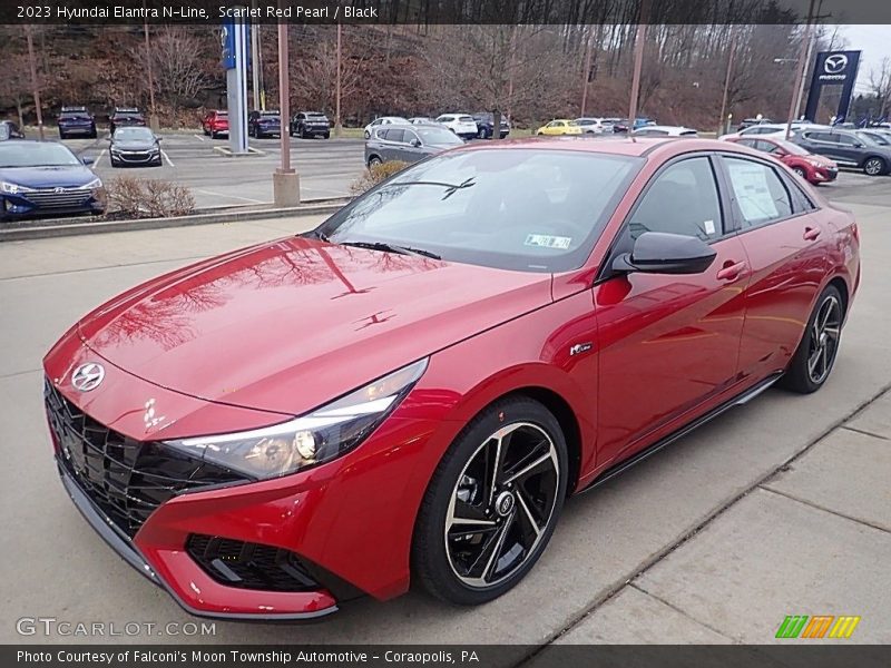 Front 3/4 View of 2023 Elantra N-Line