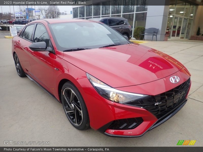  2023 Elantra N-Line Scarlet Red Pearl