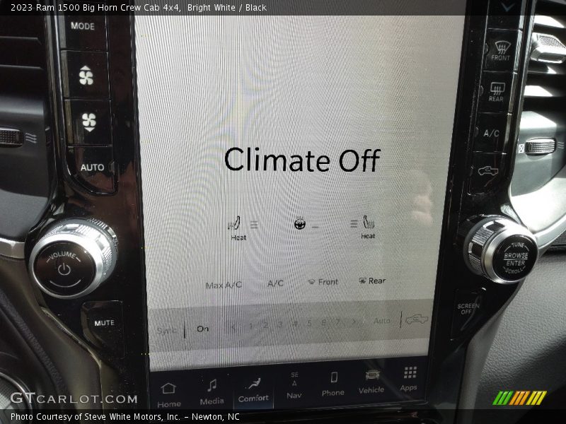 Bright White / Black 2023 Ram 1500 Big Horn Crew Cab 4x4