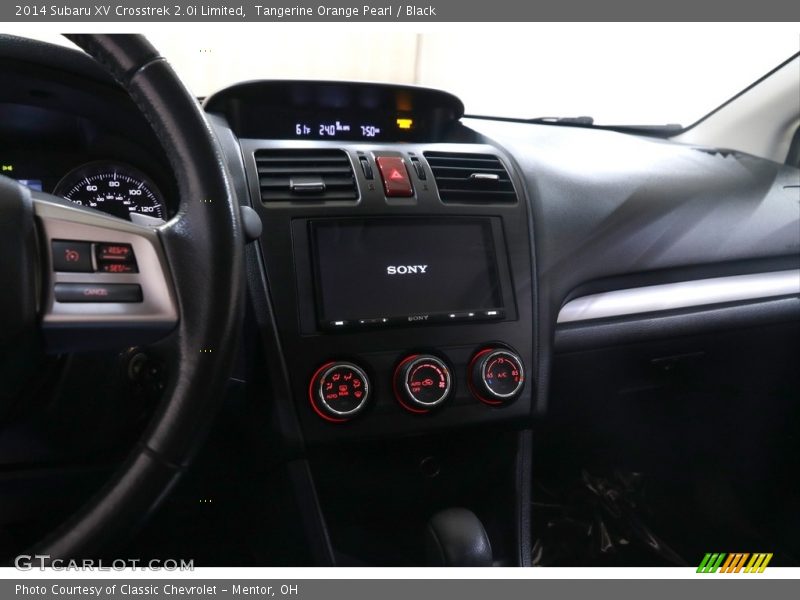 Tangerine Orange Pearl / Black 2014 Subaru XV Crosstrek 2.0i Limited