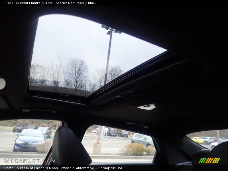 Scarlet Red Pearl / Black 2023 Hyundai Elantra N-Line