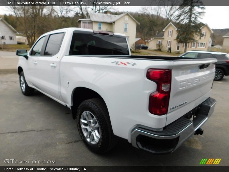 Summit White / Jet Black 2023 Chevrolet Silverado 1500 LT Crew Cab 4x4