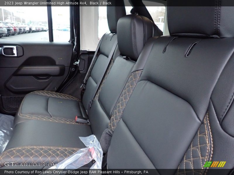 Black / Black 2023 Jeep Wrangler Unlimited High Altitude 4x4