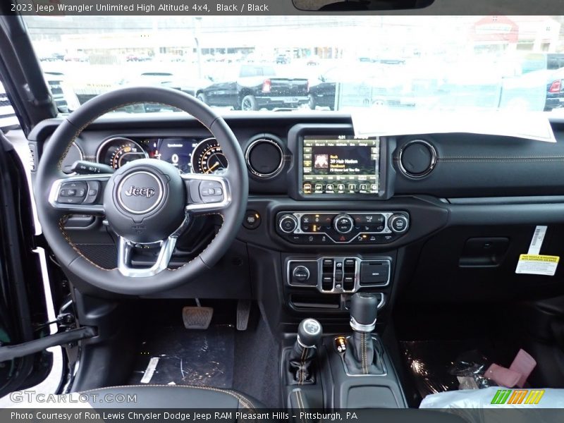 Black / Black 2023 Jeep Wrangler Unlimited High Altitude 4x4
