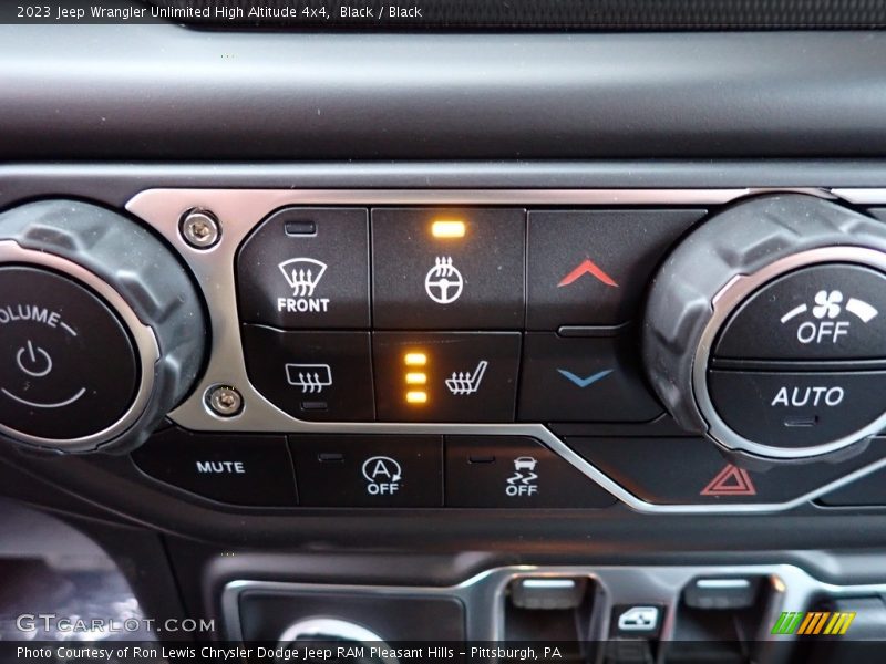 Black / Black 2023 Jeep Wrangler Unlimited High Altitude 4x4