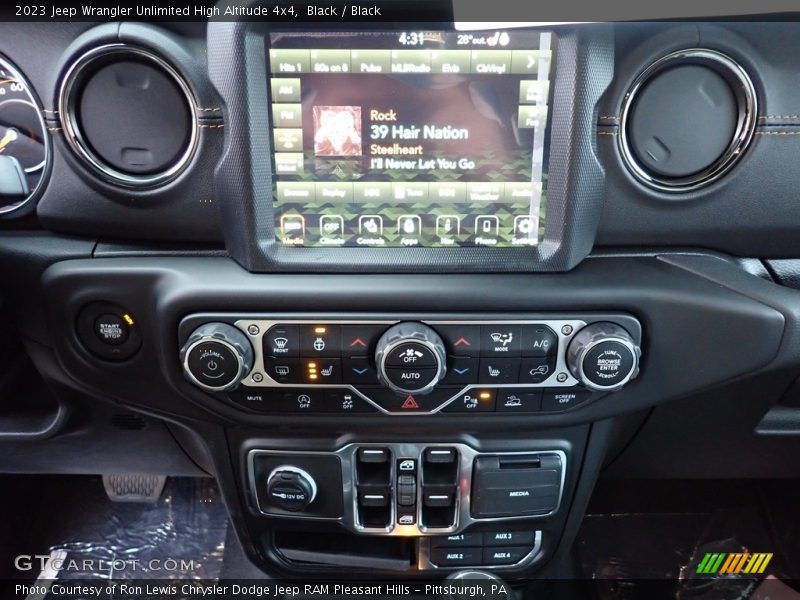 Black / Black 2023 Jeep Wrangler Unlimited High Altitude 4x4