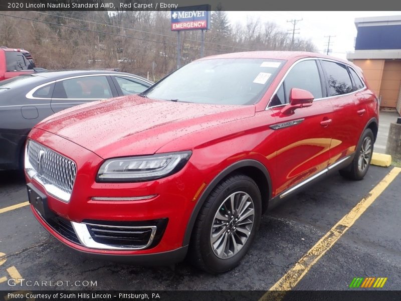 Red Carpet / Ebony 2020 Lincoln Nautilus Standard AWD