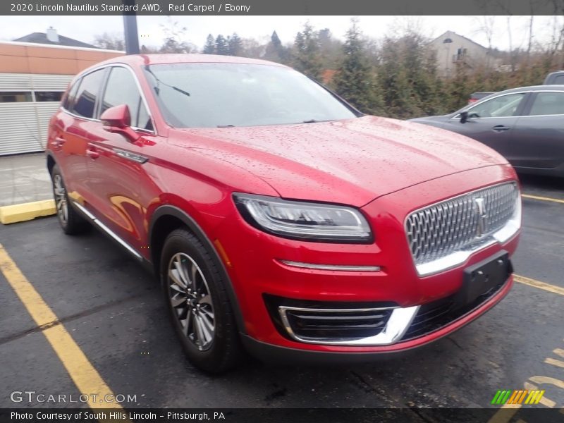 Red Carpet / Ebony 2020 Lincoln Nautilus Standard AWD