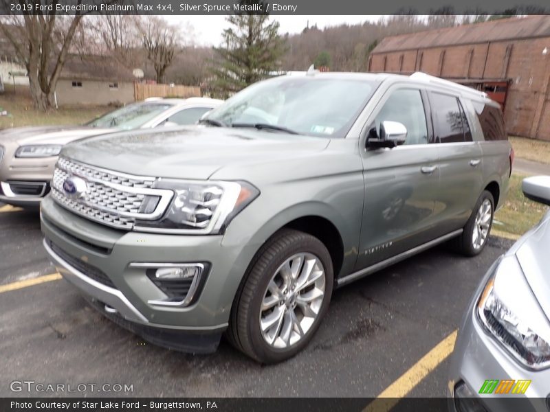 Silver Spruce Metallic / Ebony 2019 Ford Expedition Platinum Max 4x4