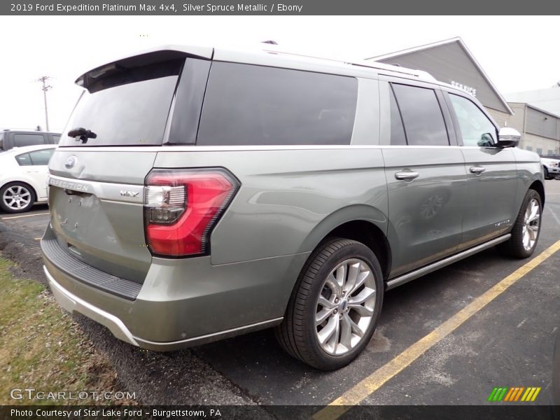 Silver Spruce Metallic / Ebony 2019 Ford Expedition Platinum Max 4x4