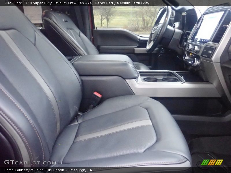 Front Seat of 2022 F350 Super Duty Platinum Crew Cab 4x4