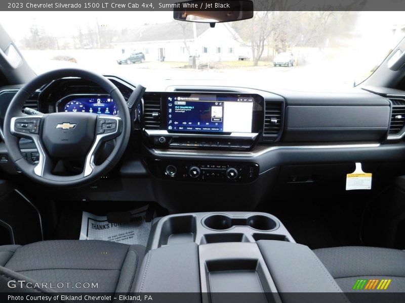 Summit White / Jet Black 2023 Chevrolet Silverado 1500 LT Crew Cab 4x4
