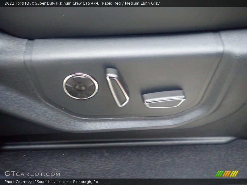 Rapid Red / Medium Earth Gray 2022 Ford F350 Super Duty Platinum Crew Cab 4x4