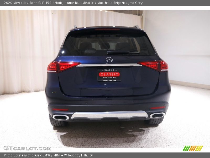 Lunar Blue Metallic / Macchiato Beige/Magma Grey 2020 Mercedes-Benz GLE 450 4Matic