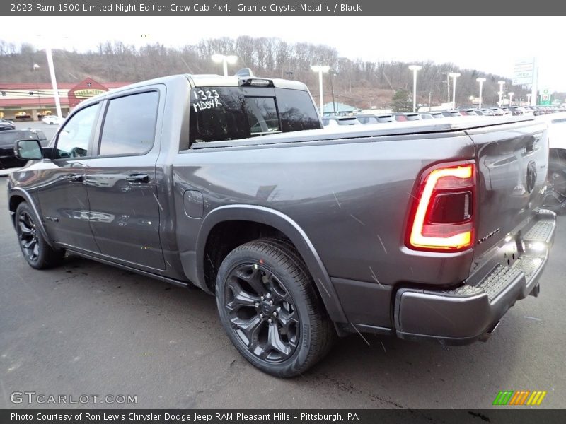 Granite Crystal Metallic / Black 2023 Ram 1500 Limited Night Edition Crew Cab 4x4