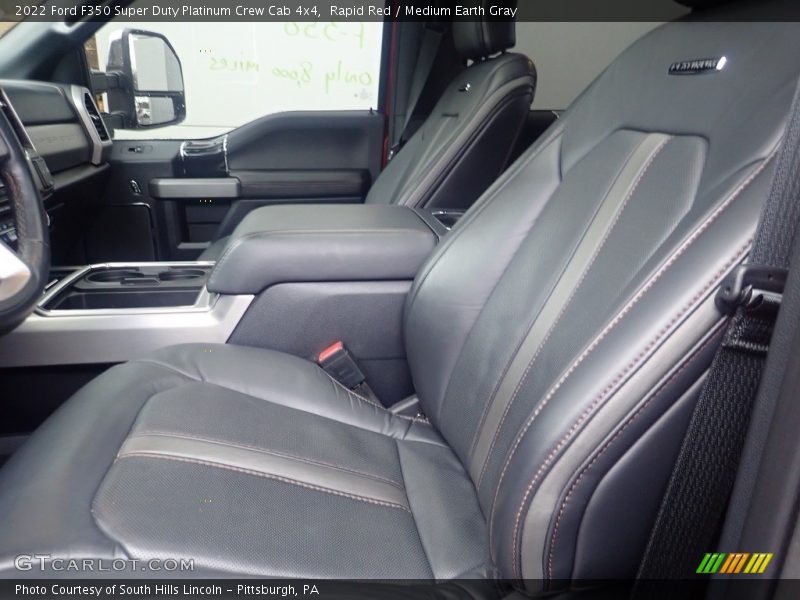 Front Seat of 2022 F350 Super Duty Platinum Crew Cab 4x4