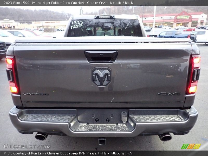 Granite Crystal Metallic / Black 2023 Ram 1500 Limited Night Edition Crew Cab 4x4