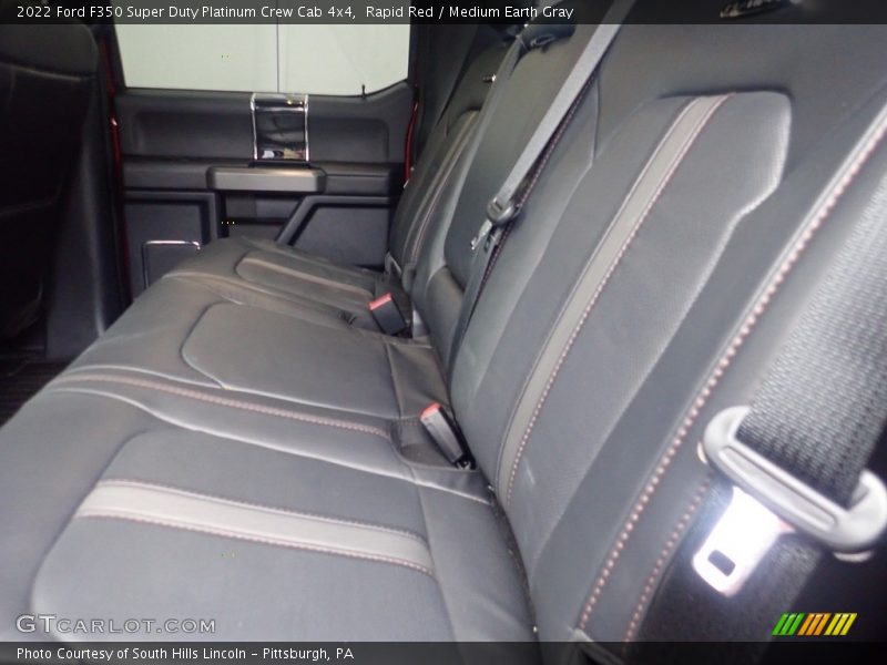 Rapid Red / Medium Earth Gray 2022 Ford F350 Super Duty Platinum Crew Cab 4x4