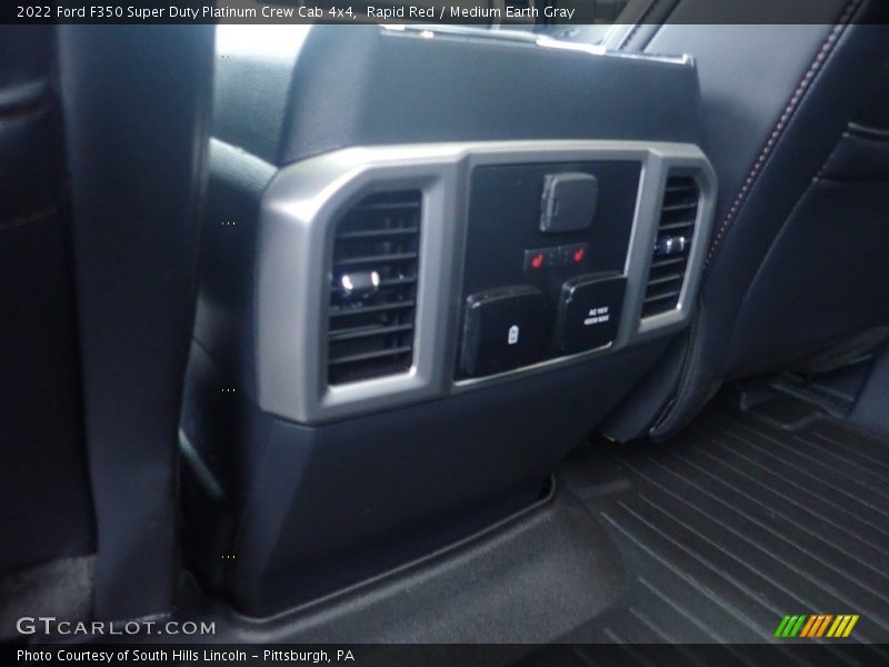 Rapid Red / Medium Earth Gray 2022 Ford F350 Super Duty Platinum Crew Cab 4x4