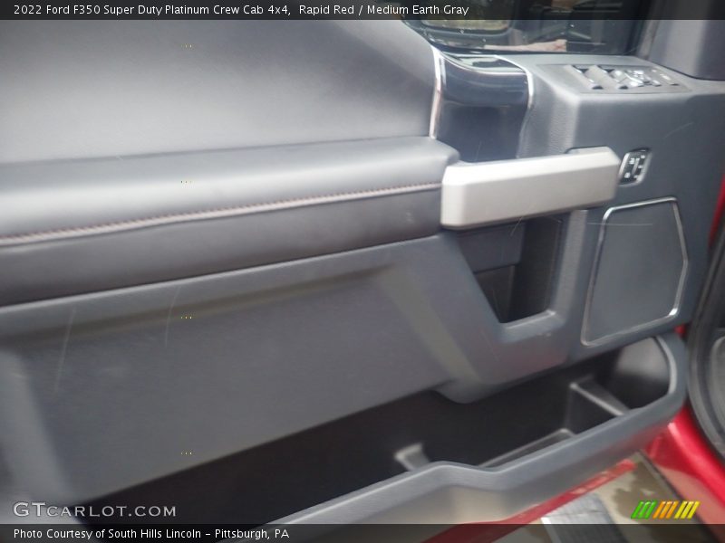 Rapid Red / Medium Earth Gray 2022 Ford F350 Super Duty Platinum Crew Cab 4x4