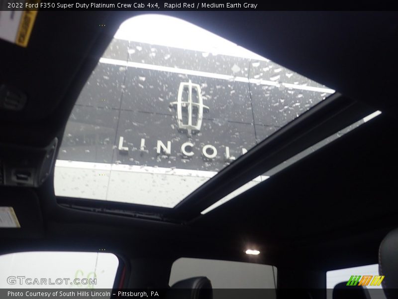 Rapid Red / Medium Earth Gray 2022 Ford F350 Super Duty Platinum Crew Cab 4x4