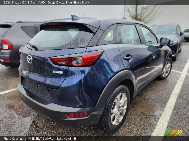 Deep Crystal Blue Mica / Black 2020 Mazda CX-3 Sport AWD