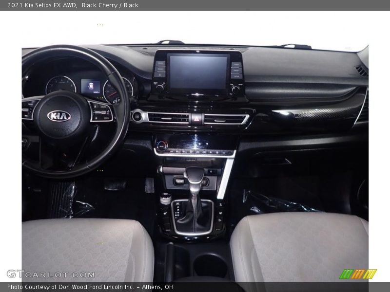 Black Cherry / Black 2021 Kia Seltos EX AWD