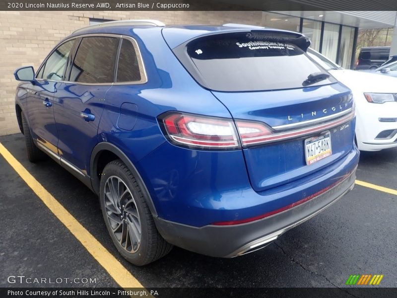 Artisan Blue / Cappuccino 2020 Lincoln Nautilus Reserve AWD