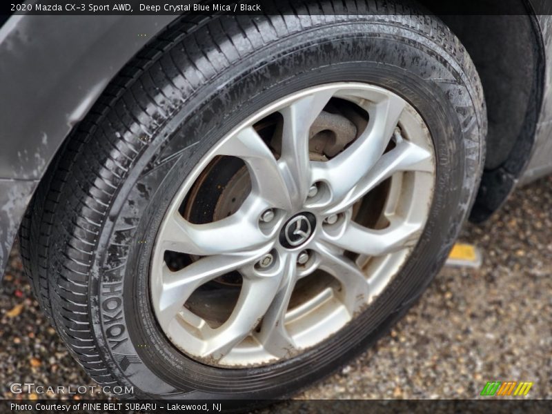 Deep Crystal Blue Mica / Black 2020 Mazda CX-3 Sport AWD