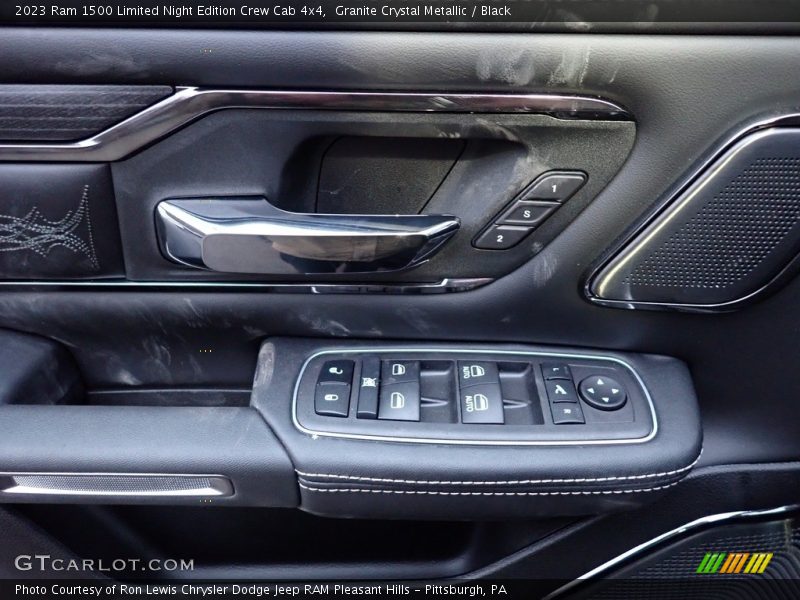 Door Panel of 2023 1500 Limited Night Edition Crew Cab 4x4