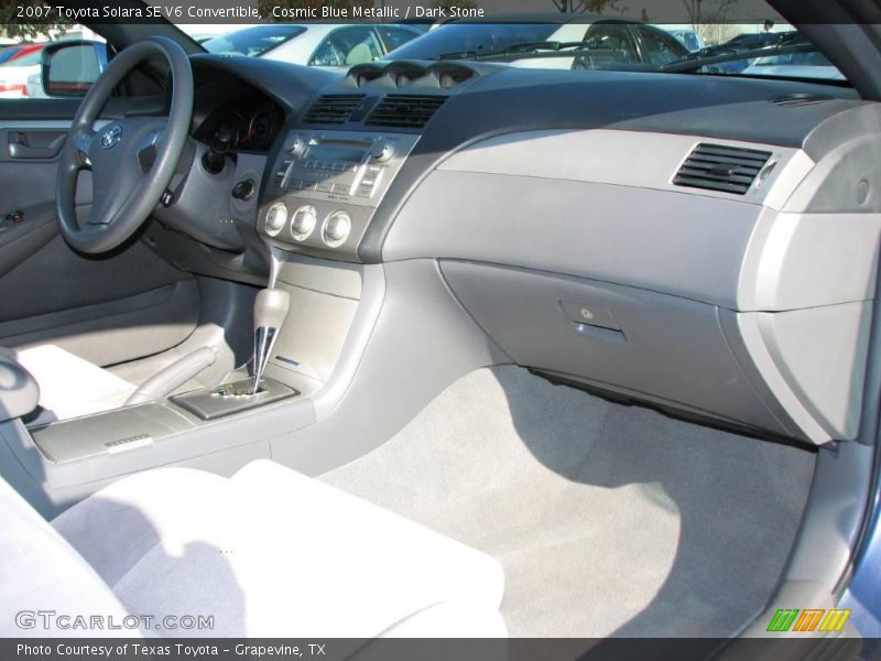 Cosmic Blue Metallic / Dark Stone 2007 Toyota Solara SE V6 Convertible