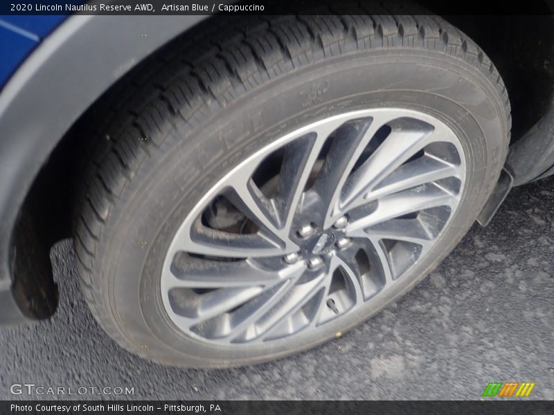 Artisan Blue / Cappuccino 2020 Lincoln Nautilus Reserve AWD