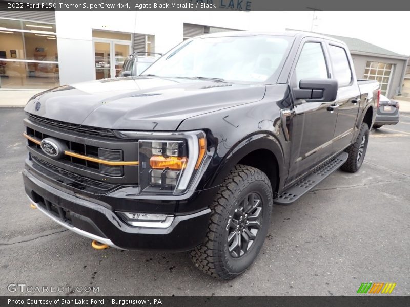 Agate Black Metallic / Black 2022 Ford F150 Tremor SuperCrew 4x4