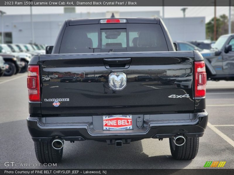 Diamond Black Crystal Pearl / Black 2023 Ram 1500 Laramie Crew Cab 4x4