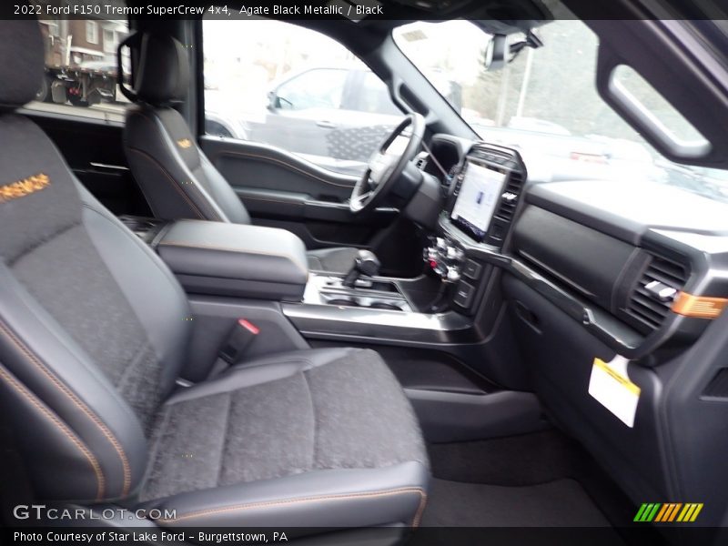 Agate Black Metallic / Black 2022 Ford F150 Tremor SuperCrew 4x4