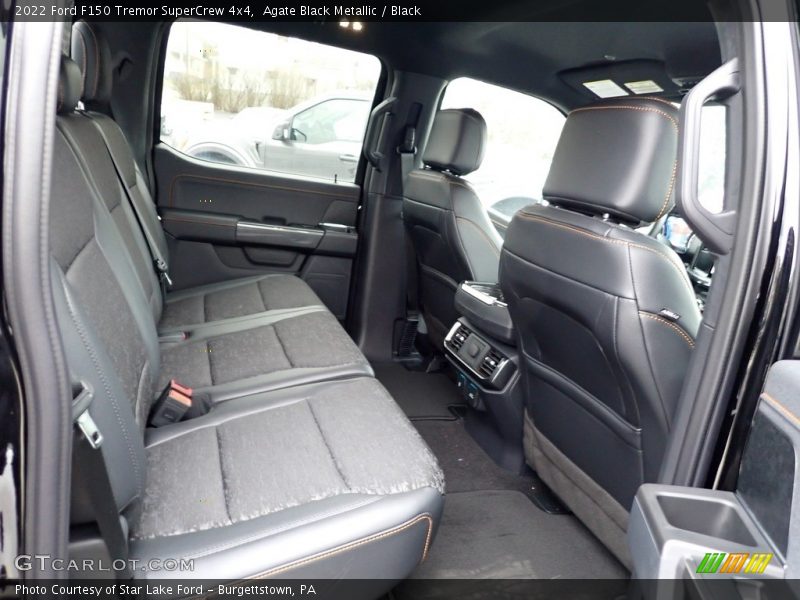 Agate Black Metallic / Black 2022 Ford F150 Tremor SuperCrew 4x4