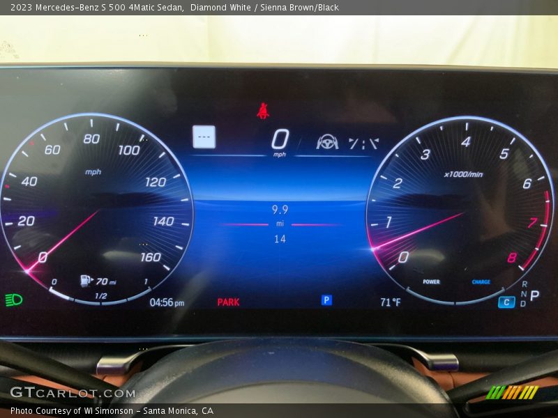  2023 S 500 4Matic Sedan 500 4Matic Sedan Gauges