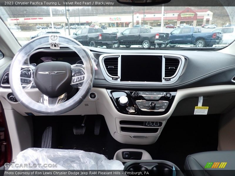 Velvet Red Pearl / Black/Alloy 2023 Chrysler Pacifica Touring L