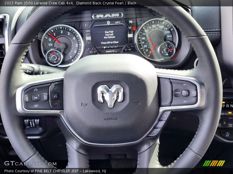  2023 1500 Laramie Crew Cab 4x4 Steering Wheel
