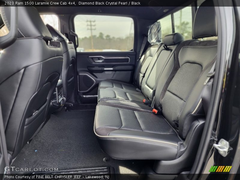 Rear Seat of 2023 1500 Laramie Crew Cab 4x4
