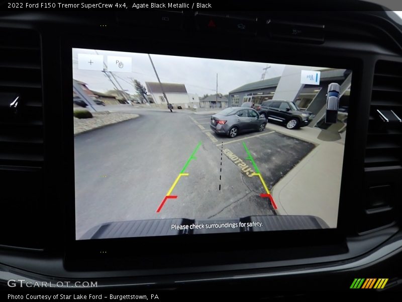 Agate Black Metallic / Black 2022 Ford F150 Tremor SuperCrew 4x4
