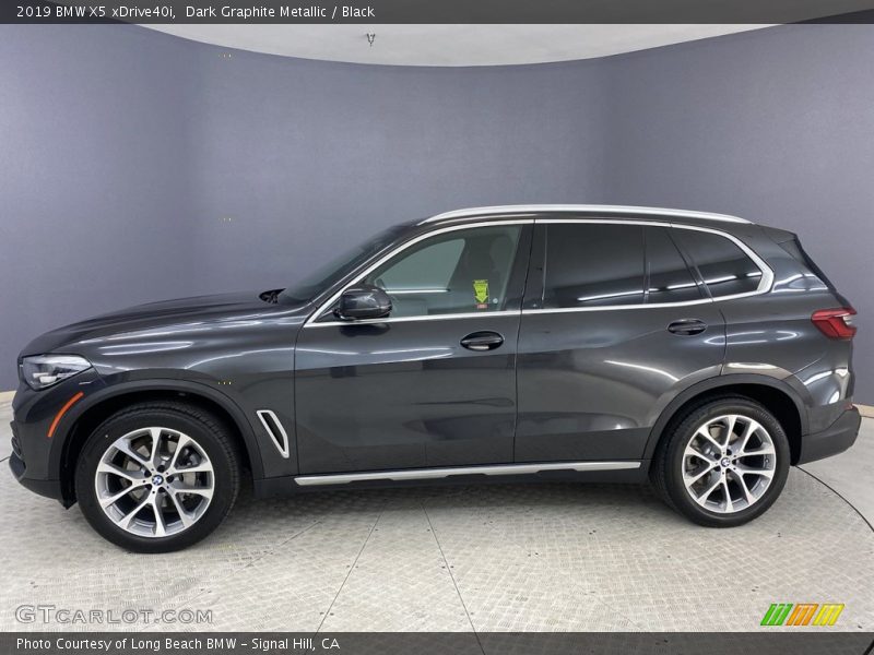 Dark Graphite Metallic / Black 2019 BMW X5 xDrive40i