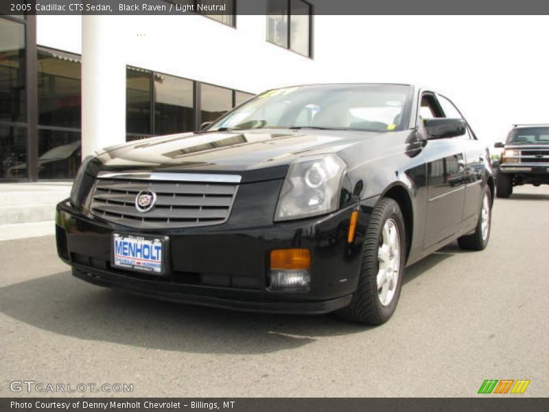 Black Raven / Light Neutral 2005 Cadillac CTS Sedan