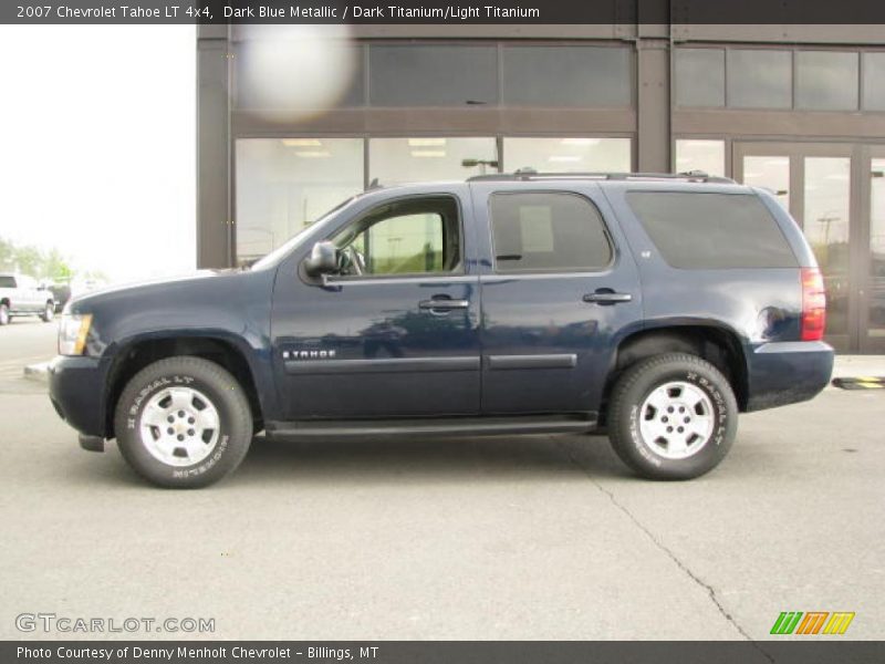 Dark Blue Metallic / Dark Titanium/Light Titanium 2007 Chevrolet Tahoe LT 4x4