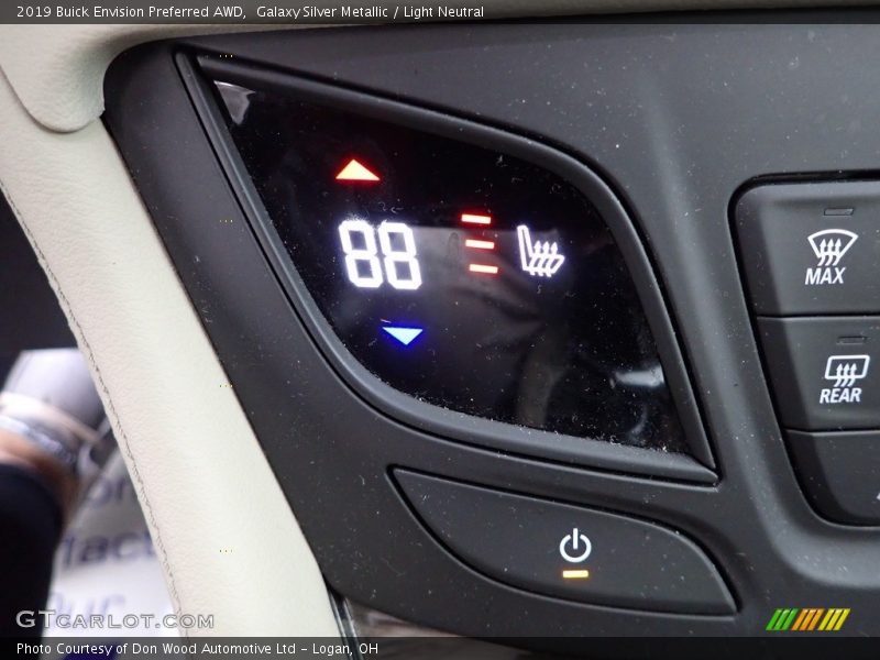 Galaxy Silver Metallic / Light Neutral 2019 Buick Envision Preferred AWD