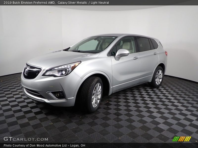 Galaxy Silver Metallic / Light Neutral 2019 Buick Envision Preferred AWD