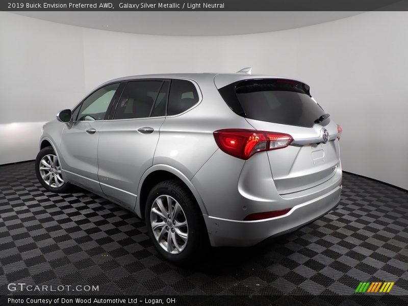Galaxy Silver Metallic / Light Neutral 2019 Buick Envision Preferred AWD