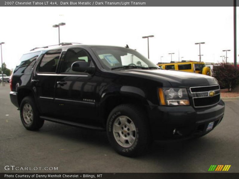 Dark Blue Metallic / Dark Titanium/Light Titanium 2007 Chevrolet Tahoe LT 4x4